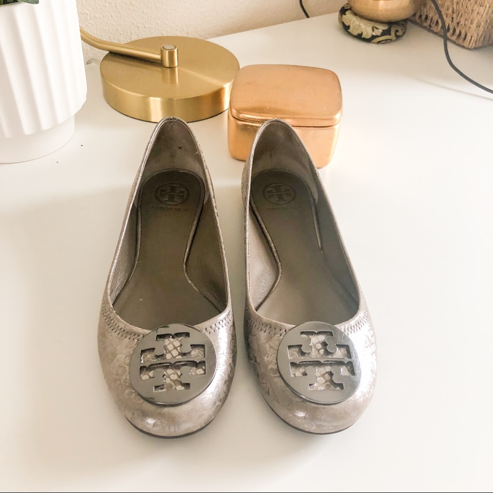 Tory Burch | Snake Embossed Reva Ballet Flats 9